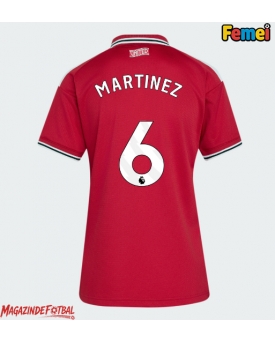 Manchester United Lisandro Martinez #6 Tricou Fotbal Replică 2026-27 Femei Acasa